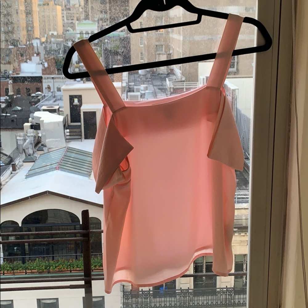 Pink off the shoulder top